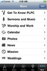 Park Lake iPhone App