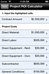Construction Return On Investment Calculator