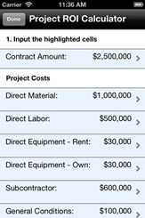 Construction Return On Investment Calculator